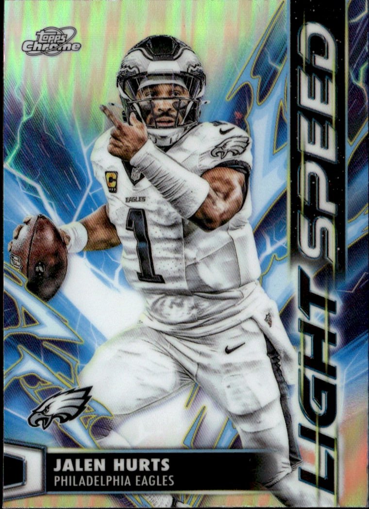 2025 Topps Chrome Jalen Hurts graded slab