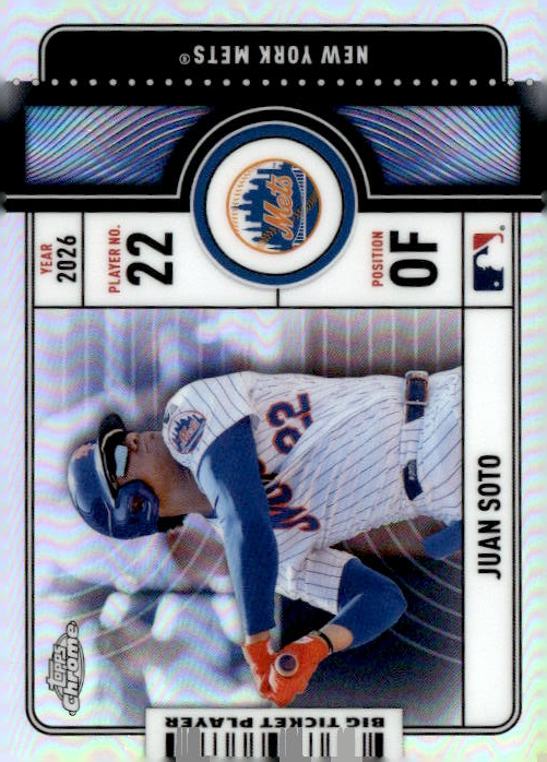 2026 TOPPS CHROME JUAN SOTO graded slab