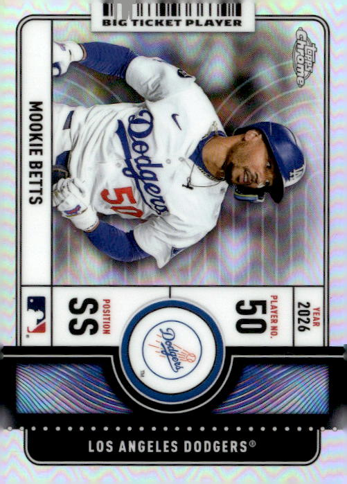 2026 Topps Chrome Mookie Betts graded slab