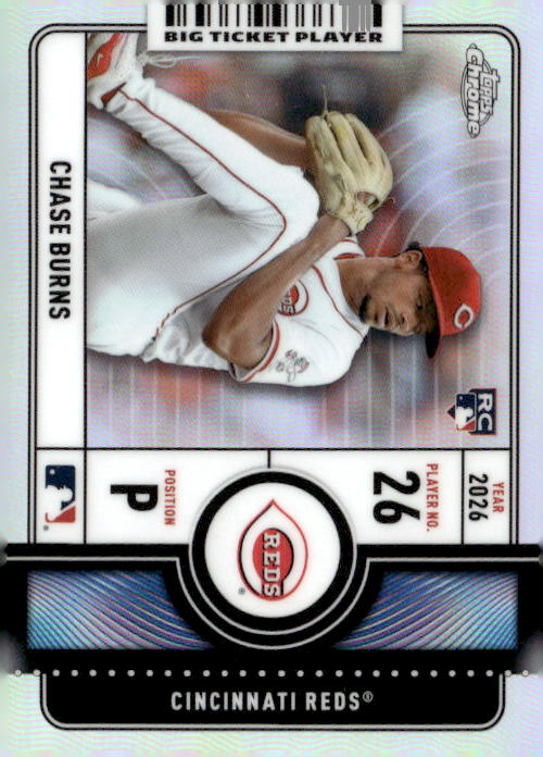 2026 TOPPS CHROME CHASE BURNS graded slab