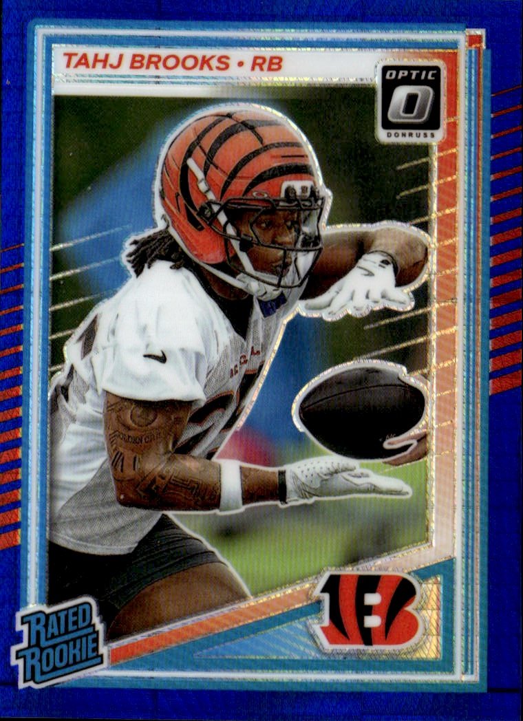 2025 Donruss Optic Tahj Brooks graded slab