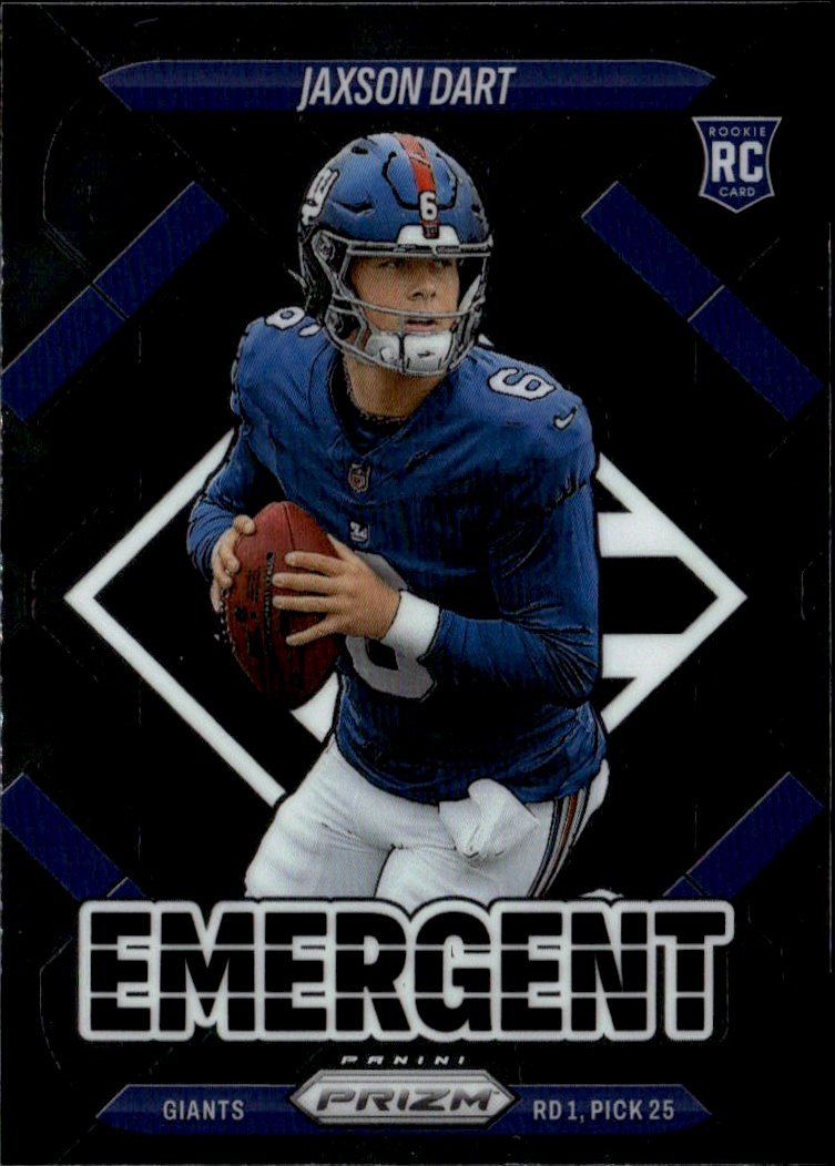 2025 Prizm Jaxson Dart graded slab