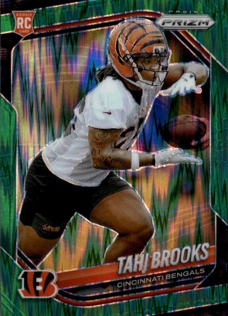 2025 Prizm Tahj Brooks graded slab