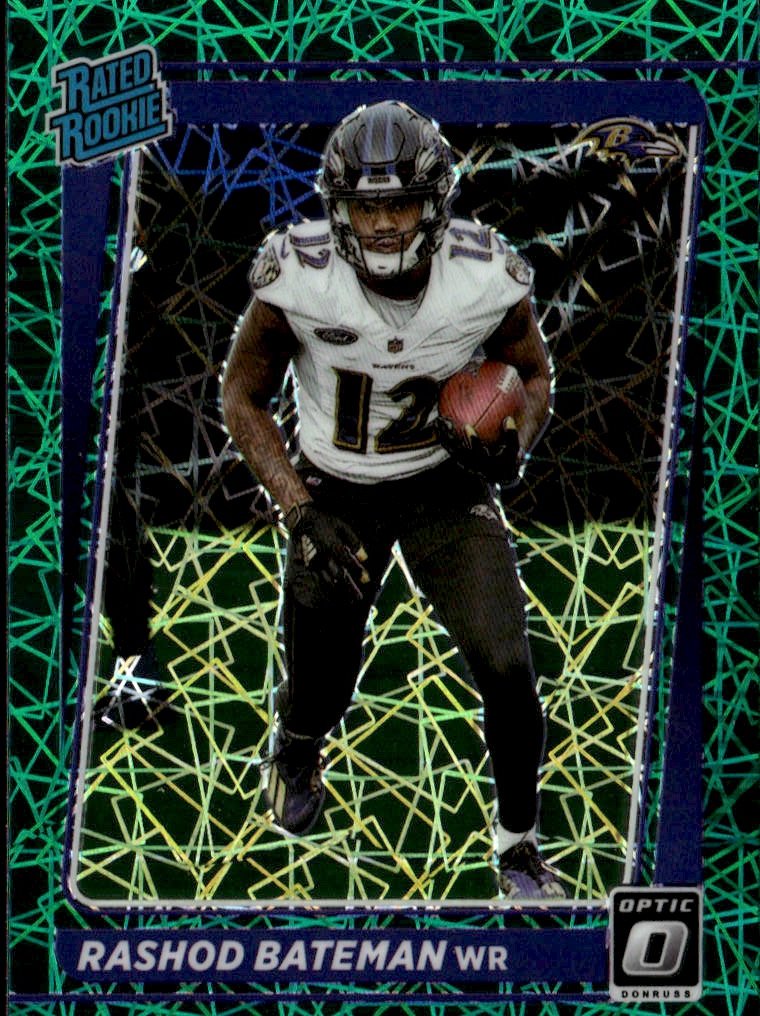 2021 Donruss Optic Rashod Bateman graded slab