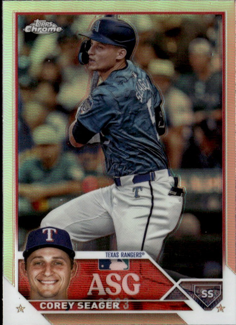 2023 Topps Chrome Corey Seager graded slab