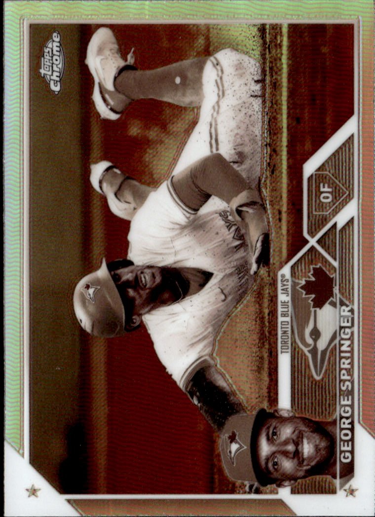 2023 Topps Chrome George Springer graded slab
