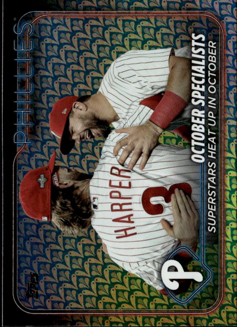 2024 Topps Harper / Schwarber graded slab