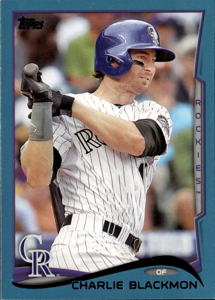2014 Topps Charlie Blackmon graded slab