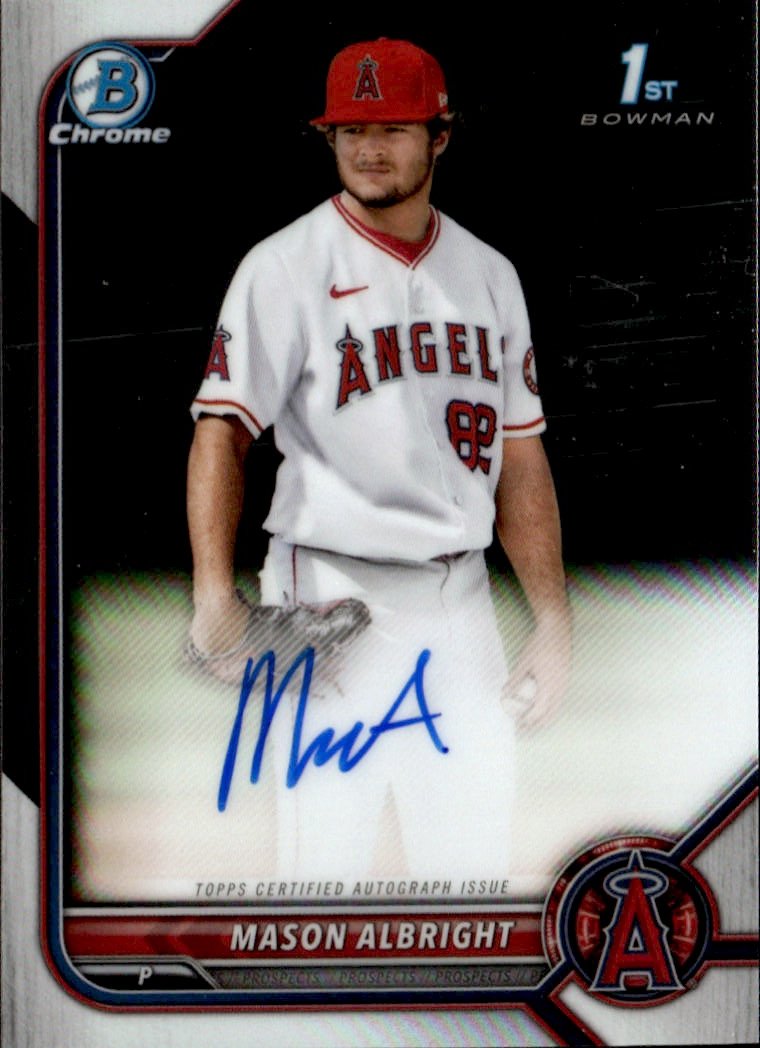 2022 Bowman Chrome Mason Albright graded slab