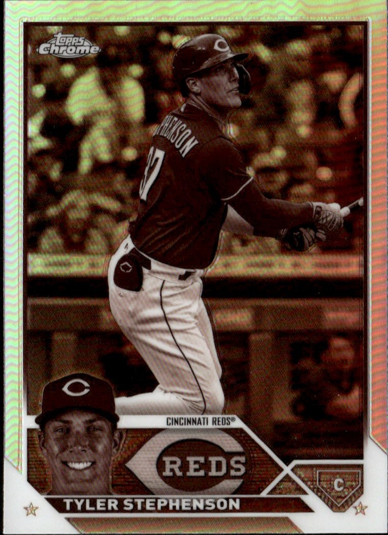 2023 Topps Chrome Tyler Stephenson graded slab