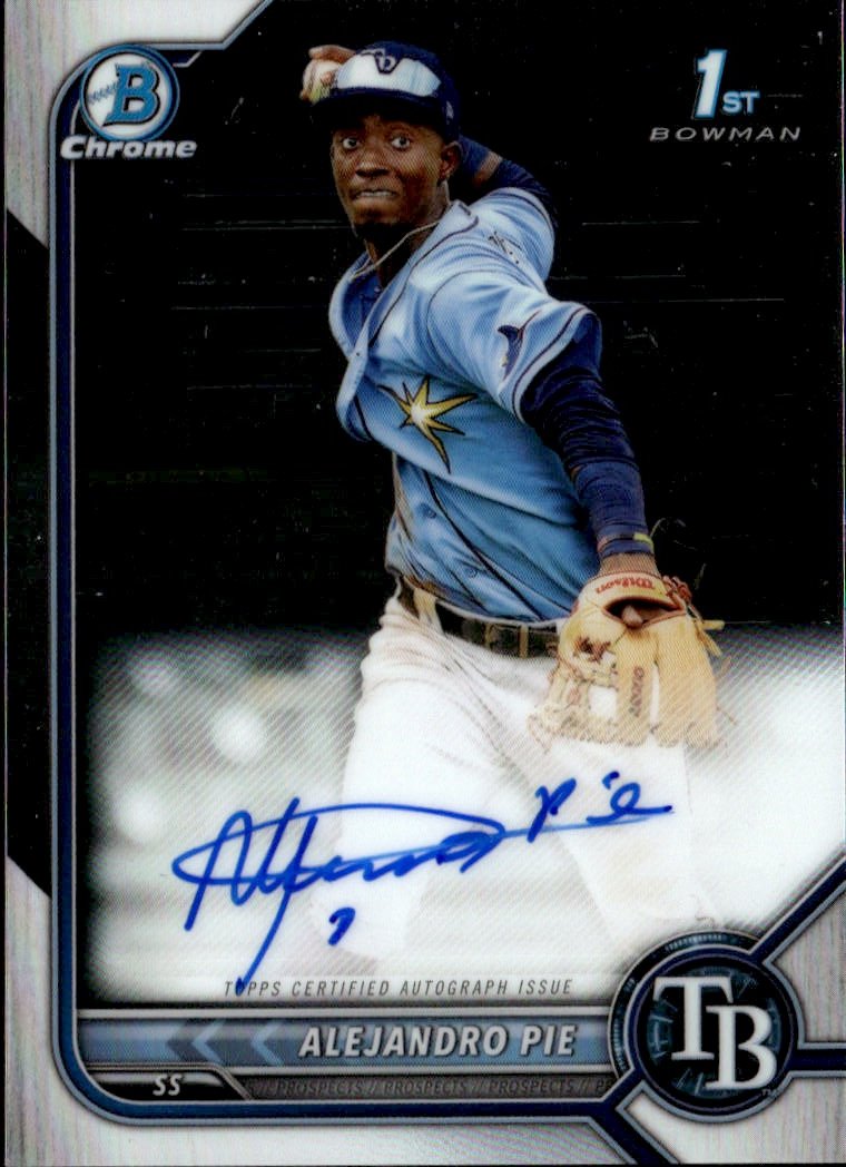 2022 Bowman Chrome Alejandro Pie graded slab