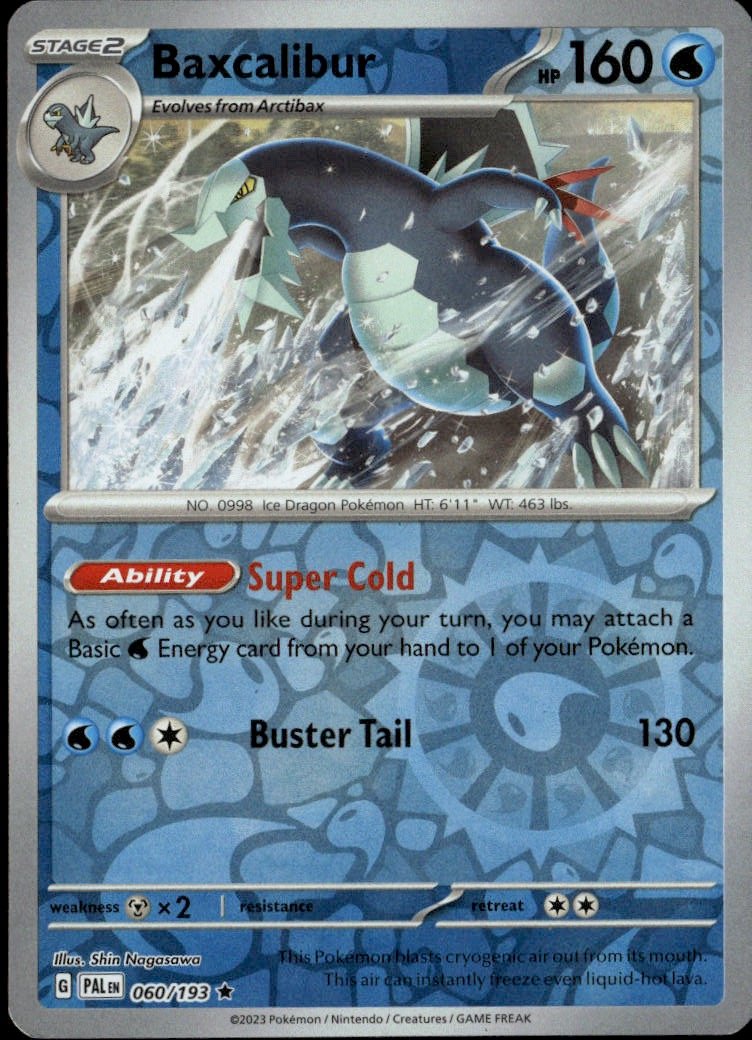 2023 Pokemon Pal Baxcalibur graded slab