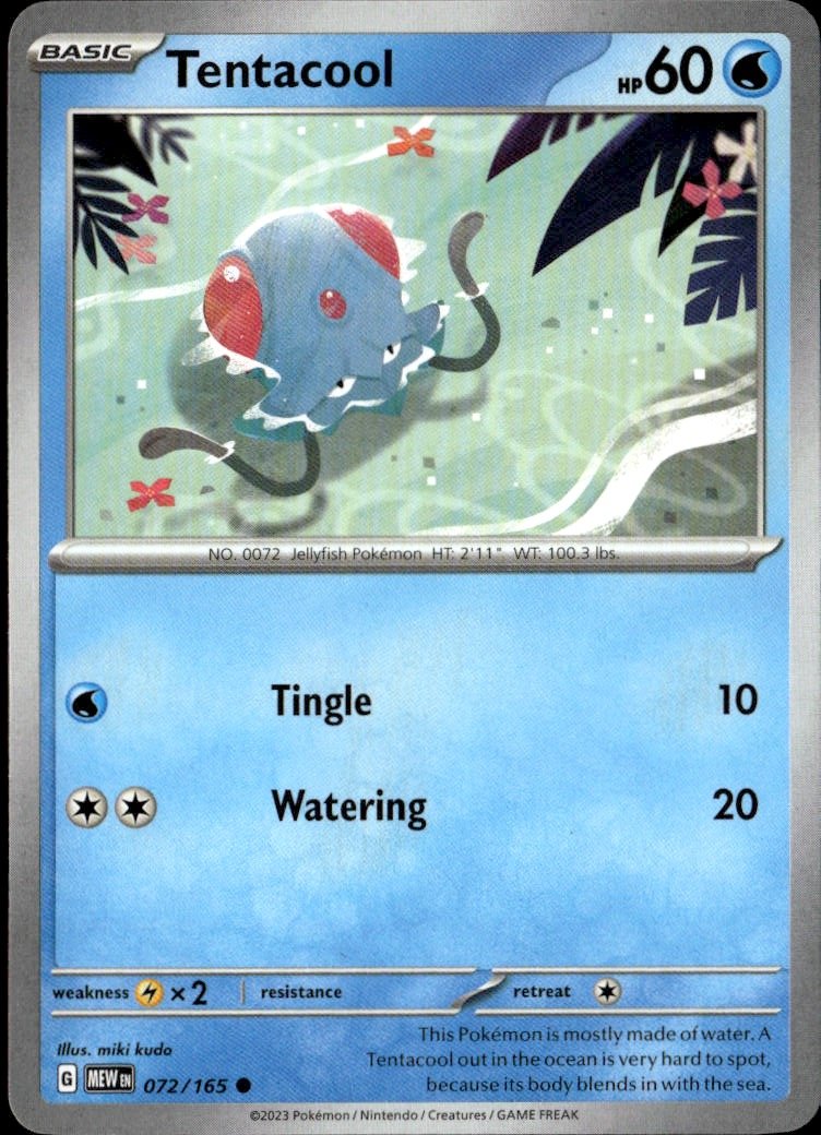 2023 Pokemon Svi Tentacool graded slab