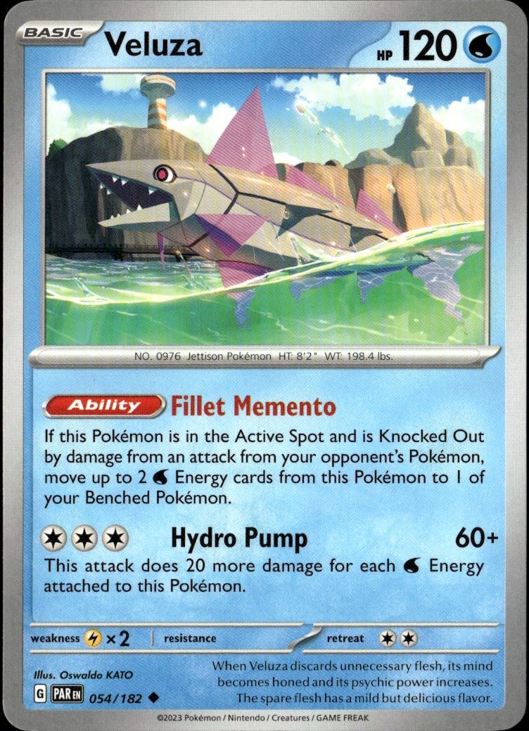 2023 Pokemon Par Veluza graded slab