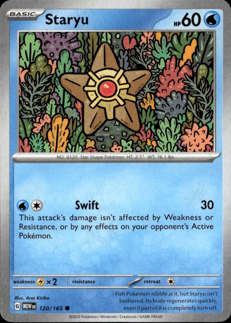 Staryu graded slab