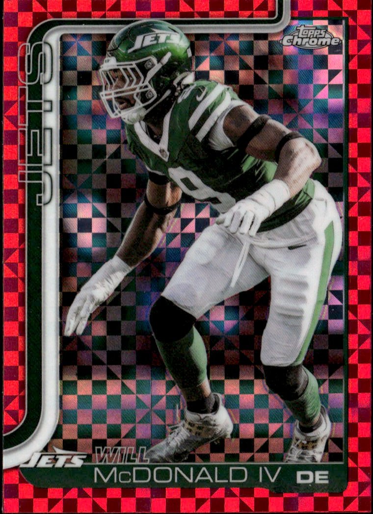 2025 Topps Chrome Will McDonald IV graded slab
