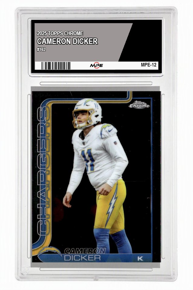 2025 TOPPS CHROME #162 CAMERON DICKER MPE 10 GEM/MT — graded card up for auction