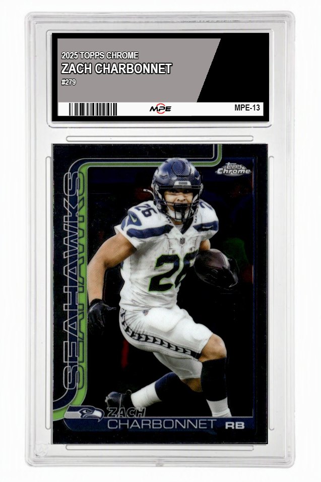 2025 TOPPS CHROME #279 ZACH CHARBONNET MPE 9 MINT — graded card up for auction