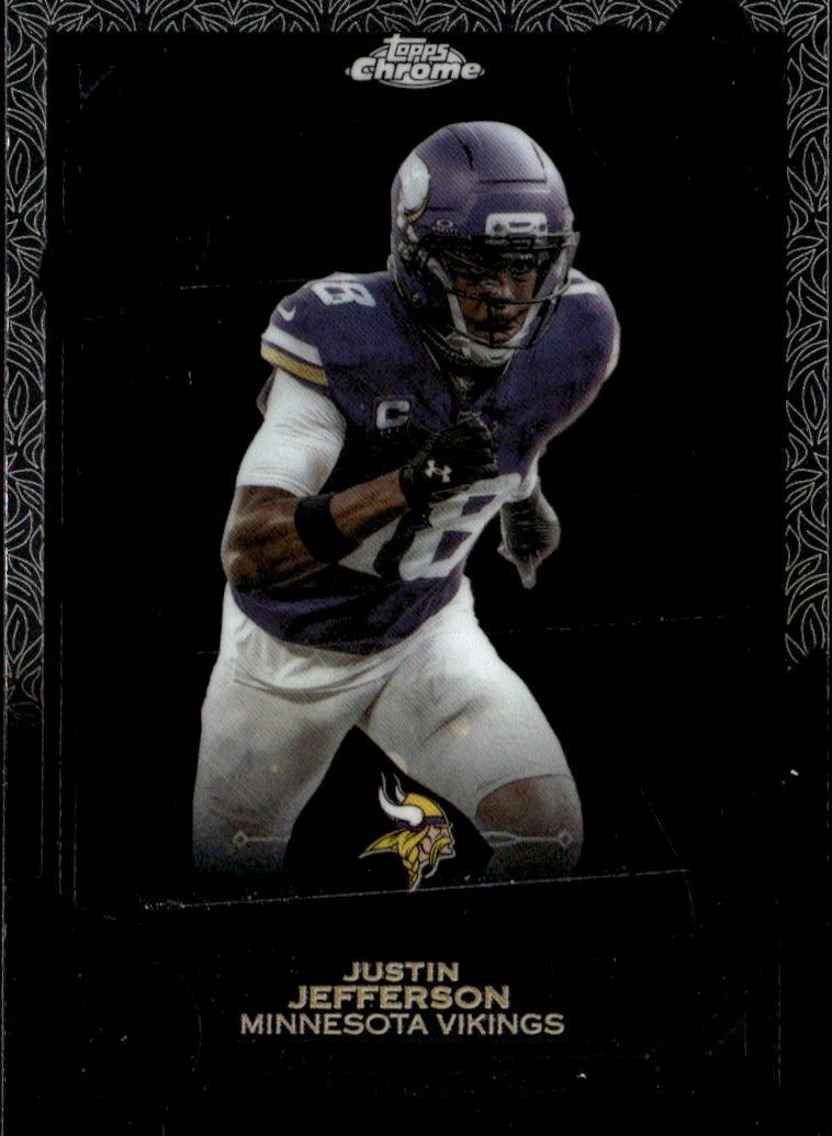 2025 Topps Chrome Justin Jefferson graded slab