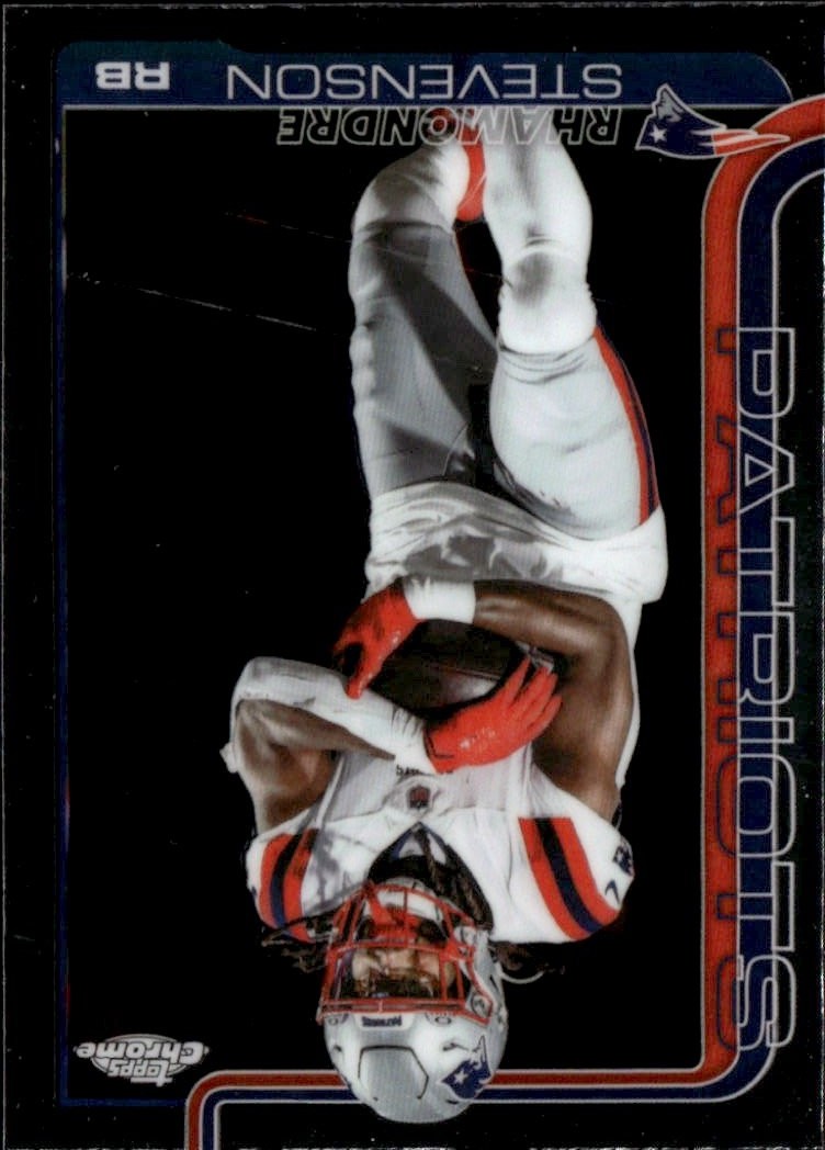 2025 Topps Chrome Rhamondre Stevenson graded slab
