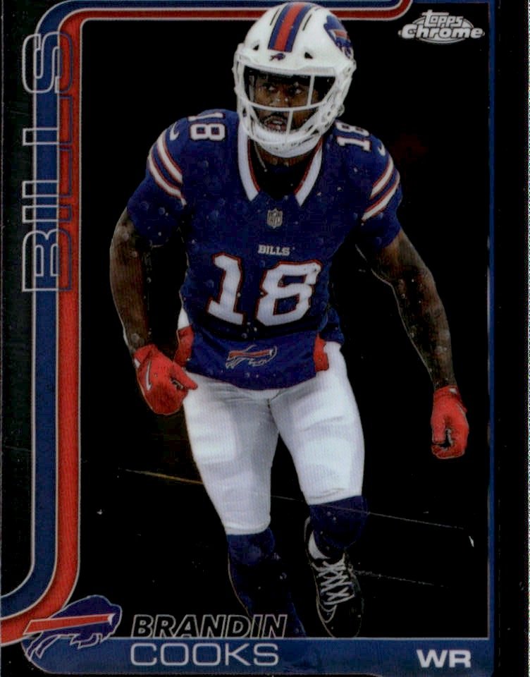 2025 Topps Chrome Brandin Cooks graded slab