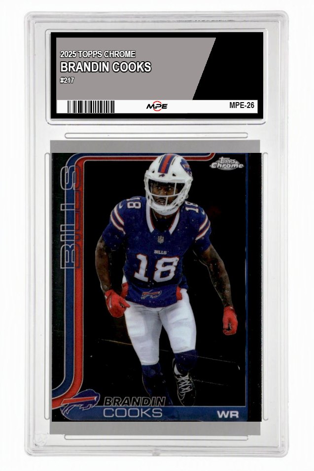 2025 TOPPS CHROME #217 BRANDIN COOKS MPE 9.5 MINT+ — graded card up for auction