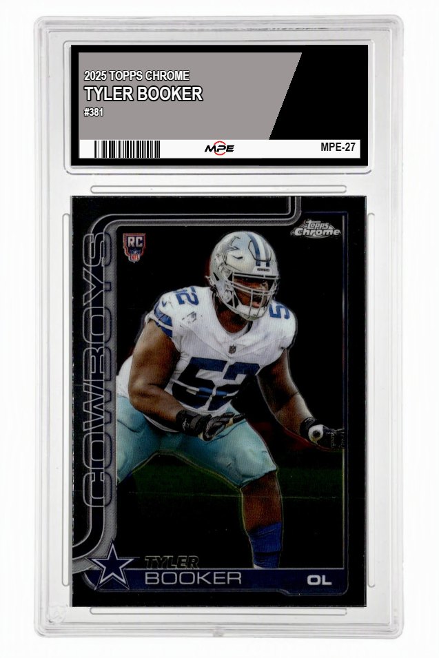 2025 TOPPS CHROME #381 TYLER BOOKER MPE 10 GEM/MT — graded card up for auction