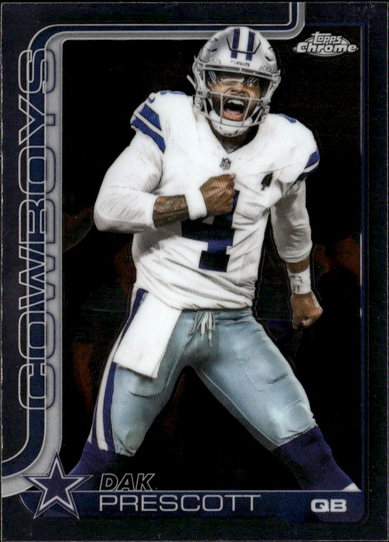 2025 Topps Chrome Dak Prescott graded slab