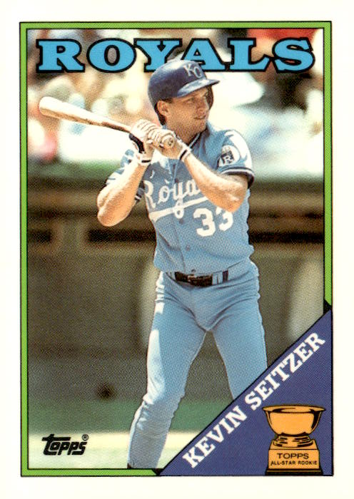 1988 Topps Tiffany Kevin Seitzer graded slab
