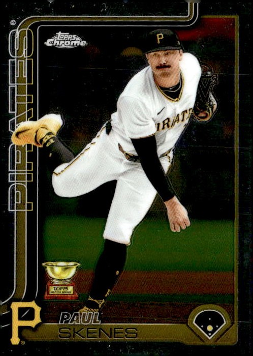 2025 Topps Chrome Paul Skenes graded slab