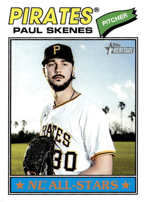 2025 Topps Heritage Paul Skenes graded slab