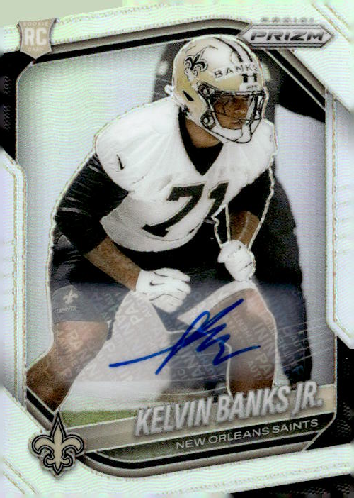 2025 Prizm Kelvin Banks Jr. graded slab