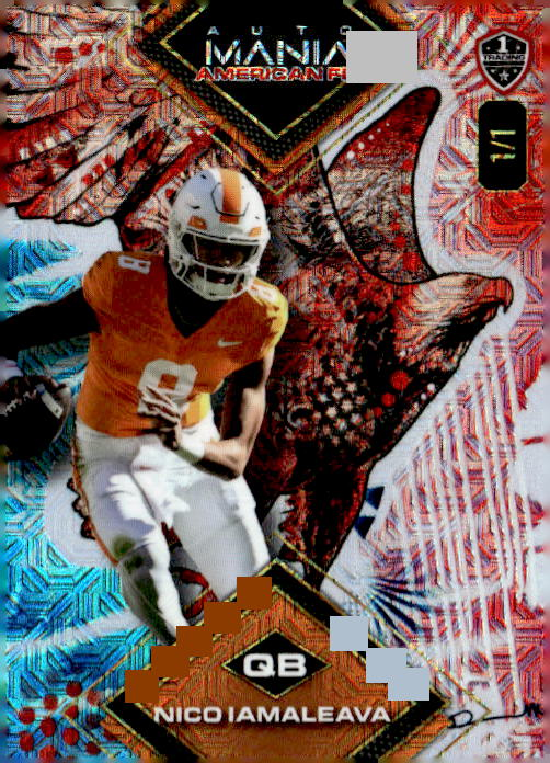 2024 Auto Mania Nico Iamaleava graded slab