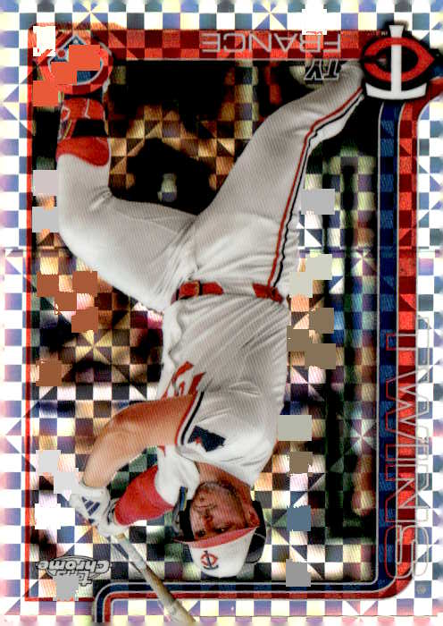 2023 Topps Chrome Ty France graded slab