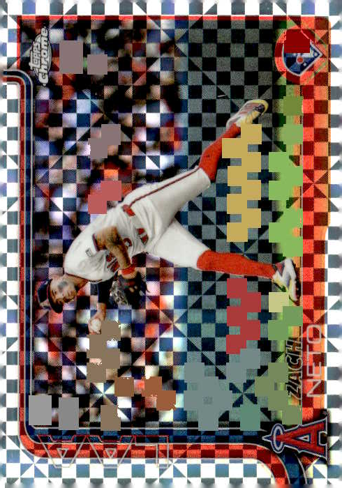 2023 Topps Chrome Zach Neto graded slab