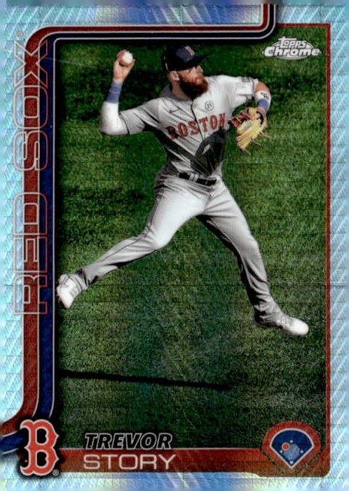 2025 Topps Chrome Trevor Story graded slab