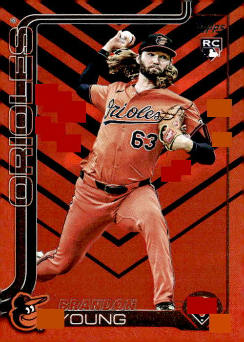 2025 Topps Update Brandon Young graded slab