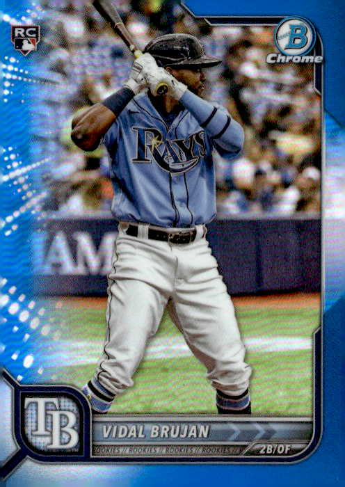 2022 Bowman Chrome Vidal Brujan graded slab