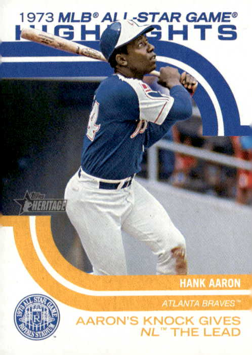 2022 Topps Heritage Hank Aaron graded slab