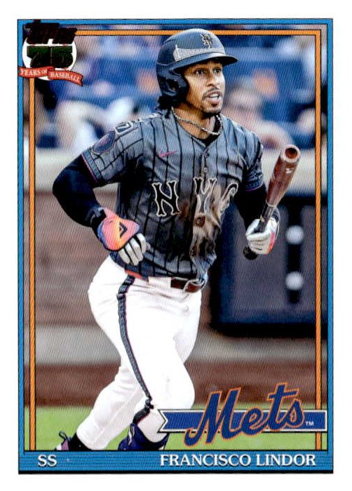 2025 Topps Francisco Lindor graded slab