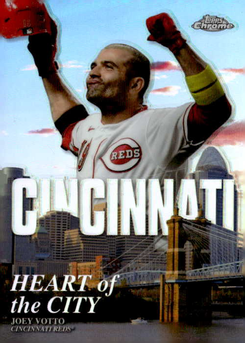 2022 Topps Chrome Joey Votto graded slab