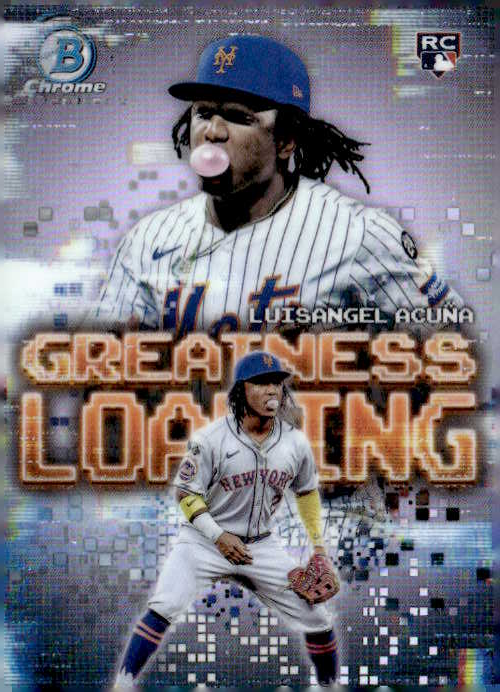 2025 Bowman Chrome Luisangel Acuña graded slab