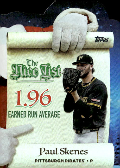 2025 Topps Holiday Paul Skenes graded slab