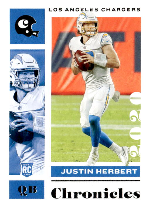 2020 Chronicles Justin Herbert graded slab