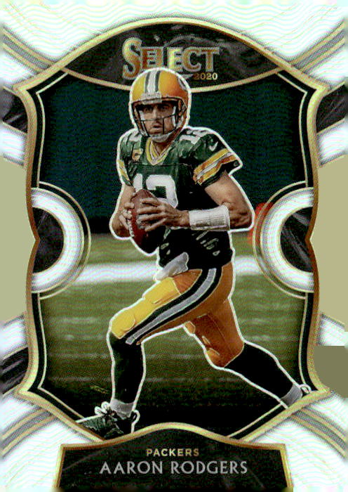 2020 Select Aaron Rodgers graded slab