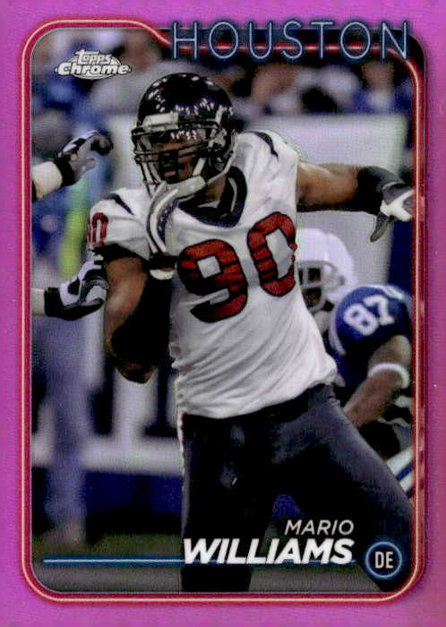 2024 Topps Chrome Mario Williams graded slab