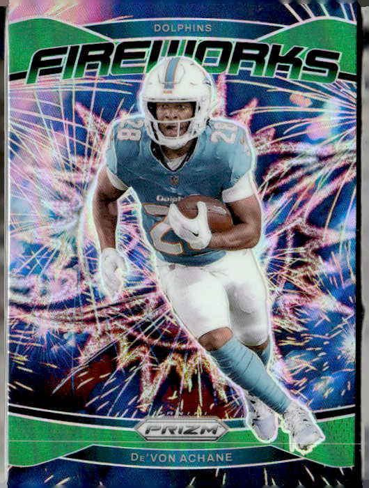 2024 Prizm De'Von Achane graded slab