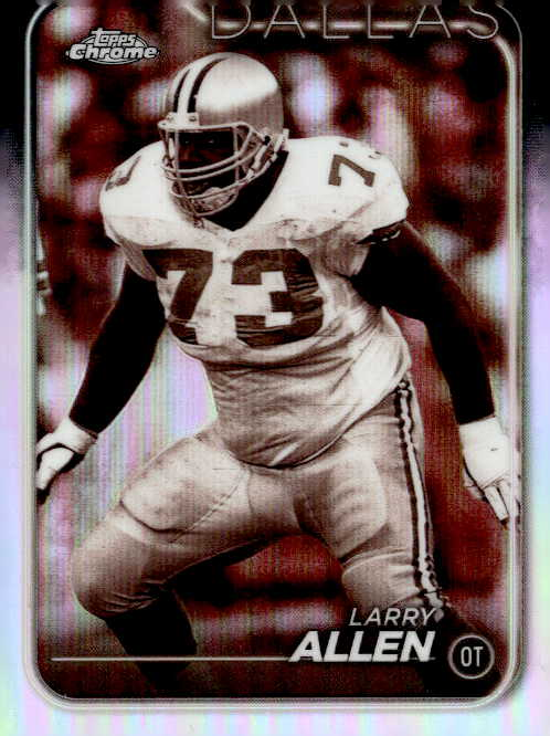 2024 Topps Chrome Larry Allen graded slab
