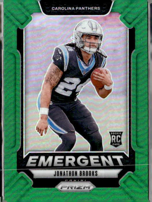 2024 Prizm Jonathon Brooks graded slab