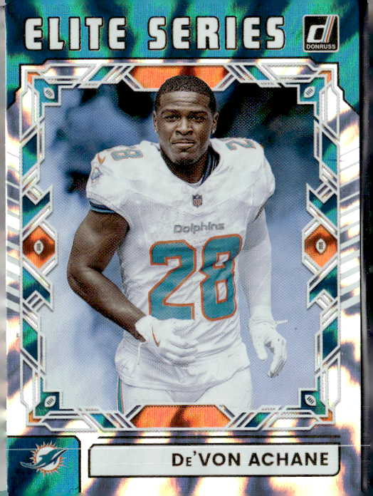 2025 Donruss De'Von Achane graded slab